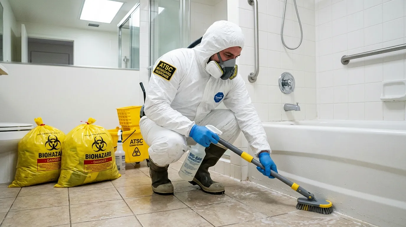 Decontamination equipment deployed for Blood Cleanup in Ryers